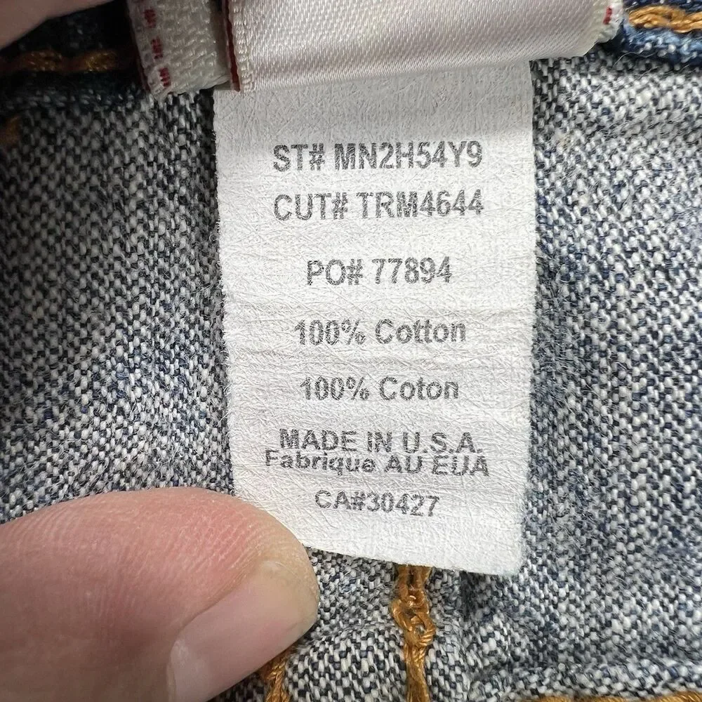True Religion Zach Jeans Men’s 36 USA Y2K‎ Straight Leg Denim Streetwear